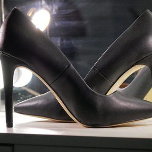 Sleek Vegan Leather Pumps (4-inch)